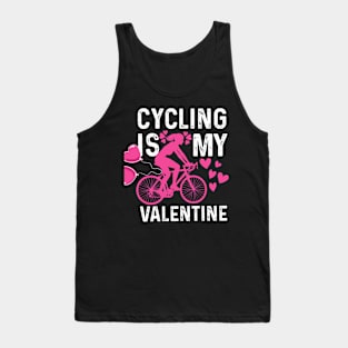 Cycling is Valentine's Day with Pedal Passion Design Tank Top